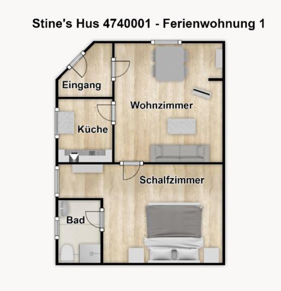 Stine'S Hus Ferienwohnung 1 Borkum Εξωτερικό φωτογραφία